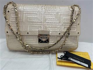 La Collezione 2011 Gianni Versace Couture Ivory/Gold Python